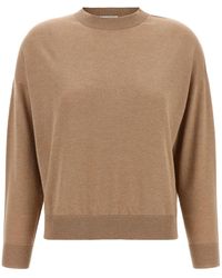 Peserico - Round-Neck Knitwear - Lyst