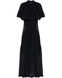 Lanvin - Kleedjes ,Zwart ,Off-Shoulder Jurk - Lyst