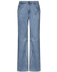 ANDERSSON BELL - Jeans de pierna ancha azul - Lyst