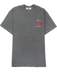 MSGM - T-Shirts - Lyst
