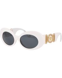 Versace - Stylische blaue sonnenbrille mit modell 0ve4426bu - Lyst
