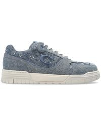 COACH - Schoenen ,Blauw ,Denim Soho Sneaker - Lyst