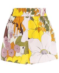 La DoubleJ - Big Flower Pull-Up Shorts - Lyst