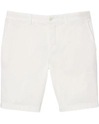 Lacoste - Witte Short - Lyst