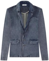 flâneur - Jassen ,Blauw ,Denim Denim Blazer New - Lyst