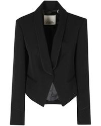 Isabel Marant - Jassen ,Zwart ,Wol Pialena Jas - Lyst