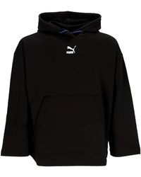 PUMA - Lichtgewicht Hoodie Dare To Oversized Hoodie Zwart - Lyst