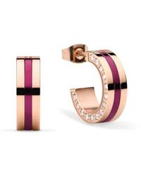 Bering - Arctic Symphony Roségold Ohrringe - Lyst
