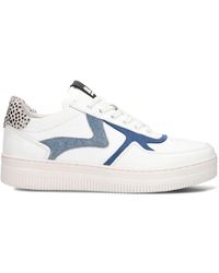 Maruti - Weiße Low-Top-Sneaker Mit Ponyhaar Und Wildleder - Lyst