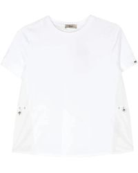 Herno - Casual Katoenen T-Shirt - Lyst