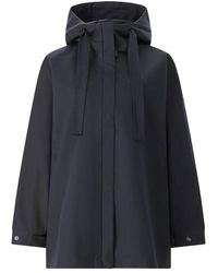 G Lab - Jassen ,Blauw ,Hooded Parka - Lyst