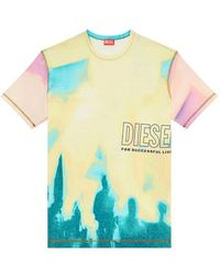DIESEL - Colorato t-wash t-shirt - Lyst