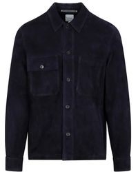 PS by Paul Smith - Paul smith suede leather shirt - Lyst
