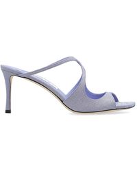 Jimmy Choo - Gehackte pantoffeln anise - Lyst