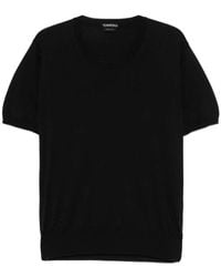 Tom Ford - Rondgebreide Trui Met Ronde Hals - Lyst