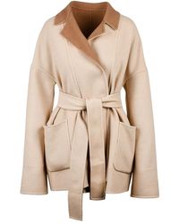 Eleventy - Belted Coats - Lyst