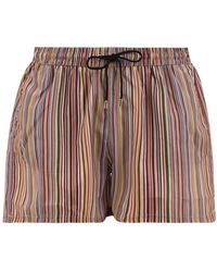 Paul Smith - Badmode ,Veelkleurig ,Linnen Multikleur Signature Stripe Zwembroek - Lyst