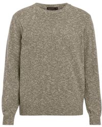 Oscar Jacobson - Truien & Vesten ,Groen ,Katoen Lyndon Regular Fit Knit - Lyst