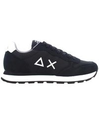 Sun 68 - Stevige Sneakers Zwart Suède - Lyst