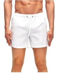 Sundek - Badmode ,Wit ,Witte Zee Shorts Mannen Synthetisch - Lyst