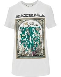 Max Mara - Tops ,Wit ,T-Shirts - Lyst