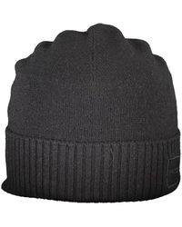 HUGO - Logo-Detail Wollmischung Cap - Lyst