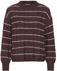 Kaffe - Rundhals-Strickpullover - Lyst