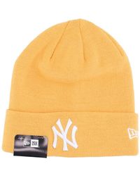 KTZ - Accessoires ,Geel ,Mlb League Essential Cuff Beanie - Lyst