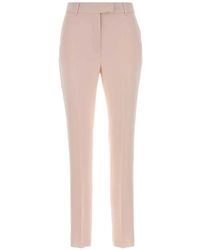 Max Mara - Broeken ,Roze ,Polyester Jerta Slim-Fit Broek - Lyst