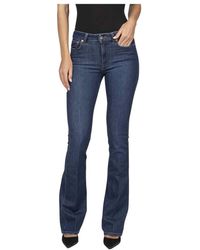 Dondup - Jeans ,Blauw ,Katoen Newlola Skinny-Fit Bootcut Jeans - Lyst