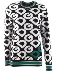 Dolce & Gabbana - Maglia Logata - Lyst