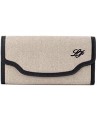 Loro Piana - Canvas Geldbörsen Und Kartenhalter - Lyst