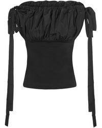 Damen Bekleidung Oberteile Langarm Oberteile Alexander McQueen Andere materialien sweatshirt in Weiß