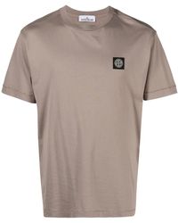 Stone Island - Taube graue t-shirts und polos - Lyst