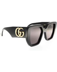 Gucci - Rectangular-Frame Sunglasses - Lyst