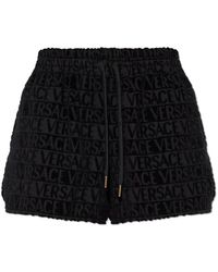 Versace - Shorts Met Logo - Lyst