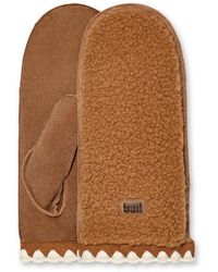 UGG - Fluff scalloped fäustlinge - Lyst