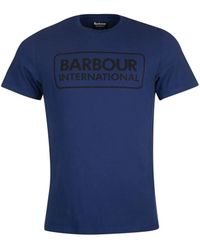 Barbour - Tops > T-shirts - Lyst