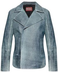 DIESEL - Leather Jackets - Lyst