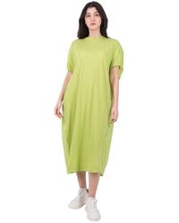 Roberto Collina - Kleedjes ,Groen ,Maxi Jurk - Lyst
