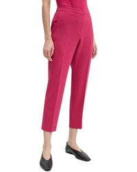 Theory - Broeken ,Roze ,Leer Treeca Pull-On Pant - Lyst