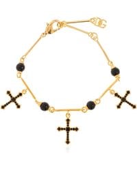 Dolce & Gabbana - Bracelet with cross charms - Lyst