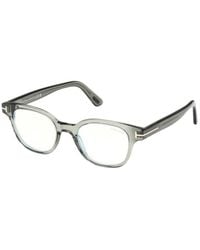 Tom Ford - Runde Brille Mit Fassung - Lyst
