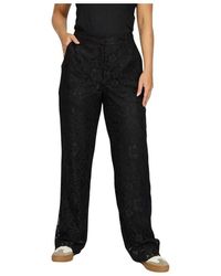 2-Biz - Straight Trousers - Lyst