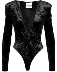 Aniye By - Tops ,Zwart ,Leer Top Zwart - Lyst