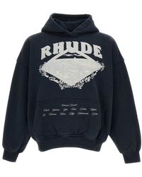 Rhude - Hoodies & Sweatvesten ,Zwart ,Katoen Dakar Convoy Hoodie - Lyst