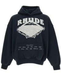 Rhude - Hoodies & Sweatvesten ,Zwart ,Katoen Dakar Convoy Hoodie - Lyst