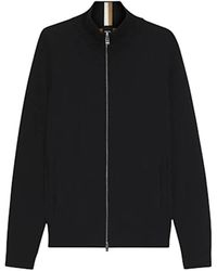 HUGO - Truien & Vesten ,Zwart ,Katoen Cardigan Boss - Lyst