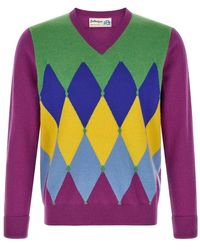 Ballantyne - V-Neck Knitwear - Lyst