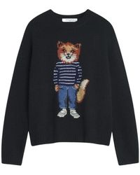 Maison Kitsuné - Merino Wol Jersey - Lyst